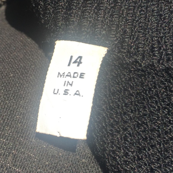 St. John’s Black Santana Long Sleeve cinched waists Knit Dress - Picture 5 of 6